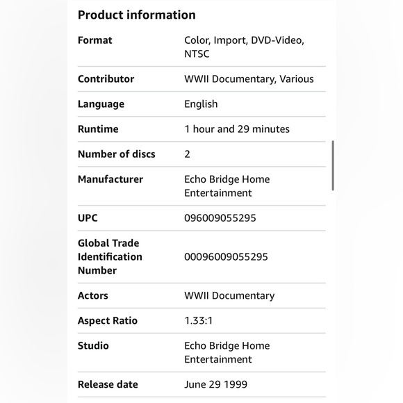 Memories of War 2 DVD By David Bianculli set NWT - Picture 2 of 2